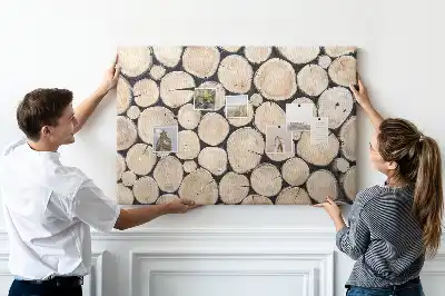 Printed Tree Stump Cork Board