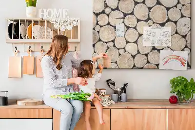 Printed Tree Stump Cork Board