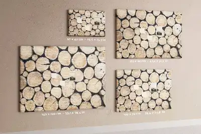 Printed Tree Stump Cork Board