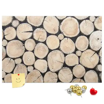 Printed Tree Stump Cork Board