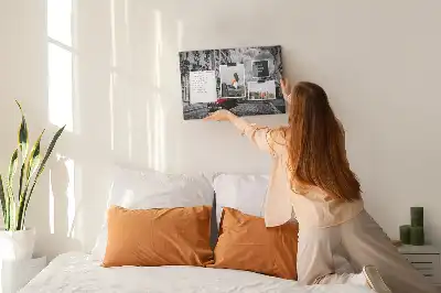 Printed Cork Memo Board with Old Car City Design