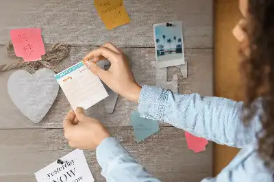 Cork memo board with Love lettering