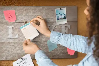 Cork memo board with Love lettering