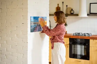 Lake jetty magnetic wall board
