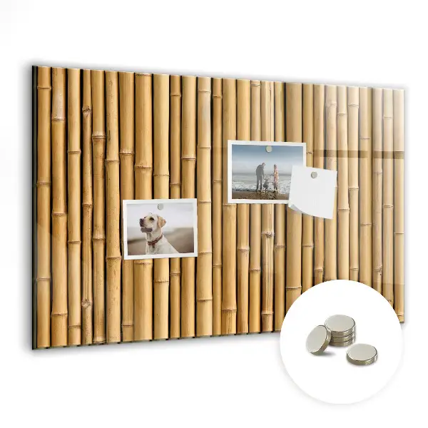 Bamboo magnetic board