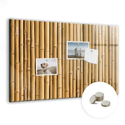 Bamboo magnetic board