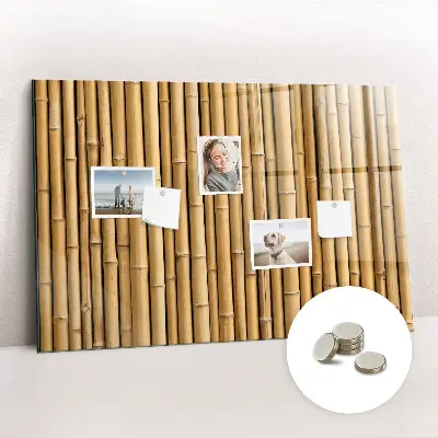 Bamboo magnetic board