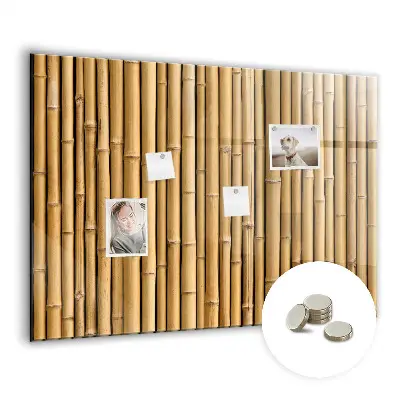 Bamboo magnetic board