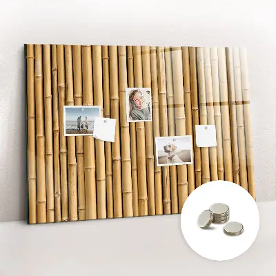 Bamboo magnetic board