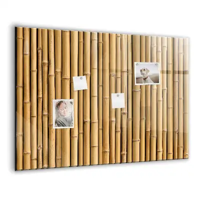 Bamboo magnetic board