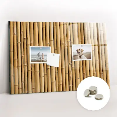 Bamboo magnetic board