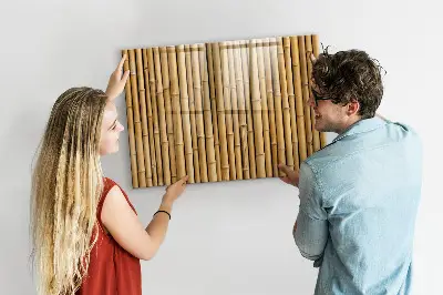 Bamboo magnetic board
