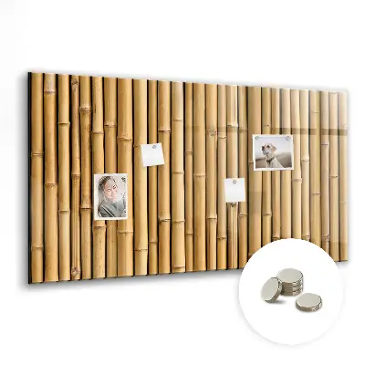 Bamboo magnetic board