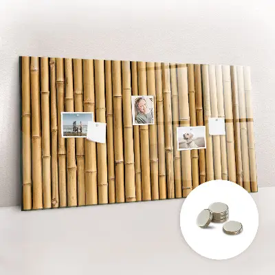 Bamboo magnetic board