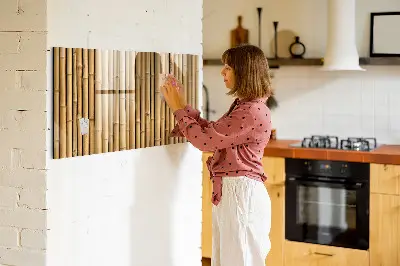 Bamboo magnetic board