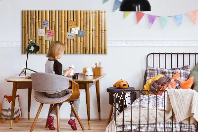 Bamboo magnetic board