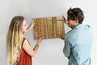 Bamboo magnetic board