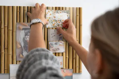 Bamboo magnetic board