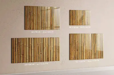 Bamboo magnetic board