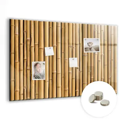 Bamboo magnetic board