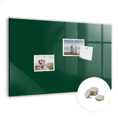 Bottle green magnetic board