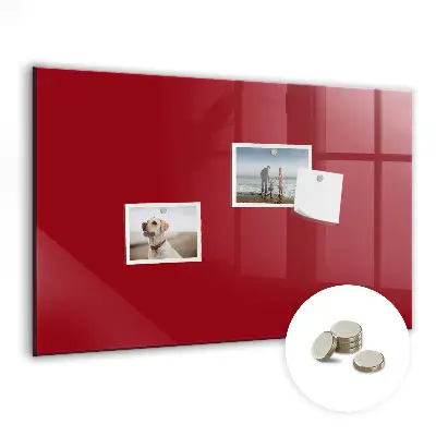 Red magnetic board