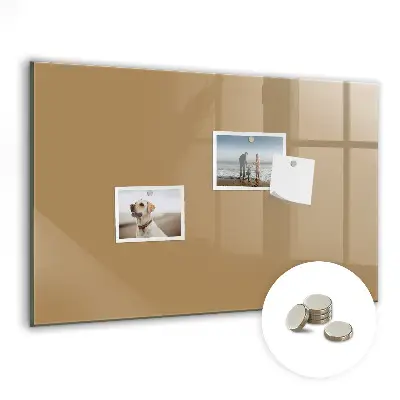 Magnetic wall board Dark beige color