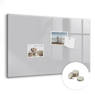 Light gray magnetic board