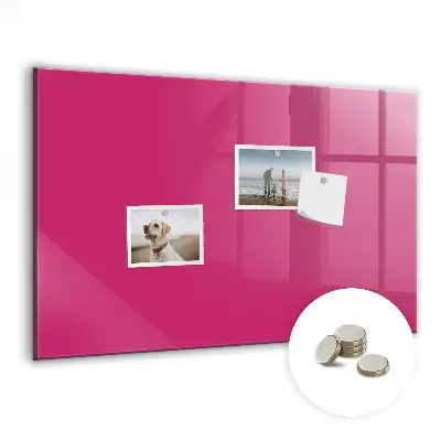 Magnetic wall board Strong pink color