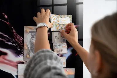Glass of Wine Magnetic Memo Board