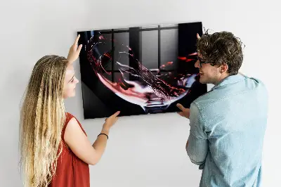 Glass of Wine Magnetic Memo Board