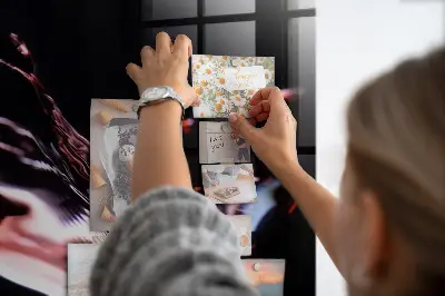 Glass of Wine Magnetic Memo Board
