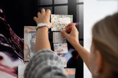 Glass of Wine Magnetic Memo Board