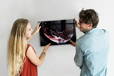 Glass of Wine Magnetic Memo Board