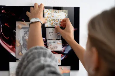 Glass of Wine Magnetic Memo Board