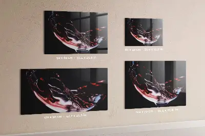 Glass of Wine Magnetic Memo Board