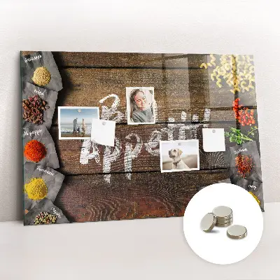 Bon Appetit Magnetic Wall Board