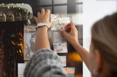 Magnetic glass dry erase board Glass bottles