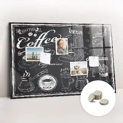 Magnetic wall board Coffee machines