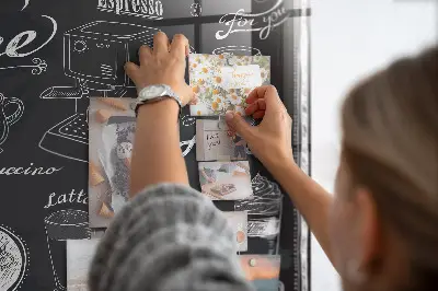 Magnetic wall board Coffee machines