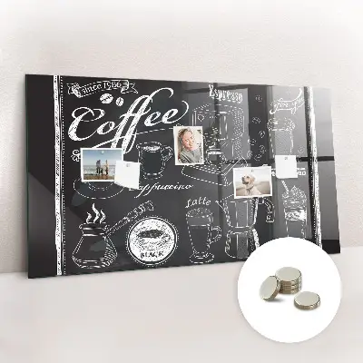 Magnetic wall board Coffee machines
