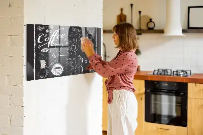 Magnetic wall board Coffee machines