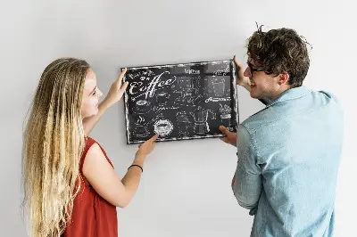 Magnetic wall board Coffee machines