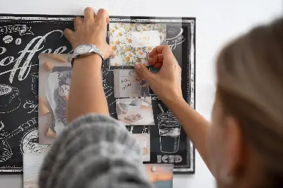 Magnetic wall board Coffee machines