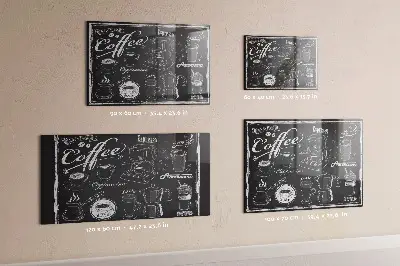Magnetic wall board Coffee machines