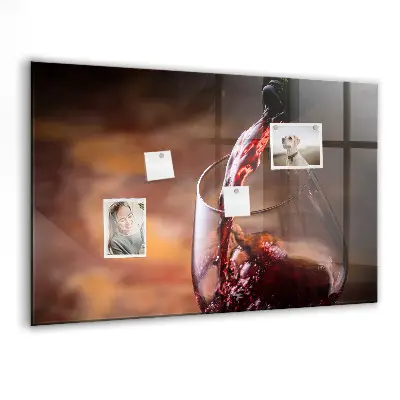 Glass of Wine Magnetic Board