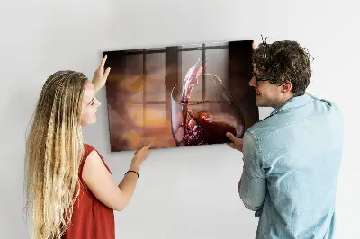 Glass of Wine Magnetic Board