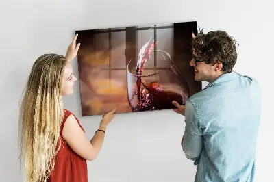 Glass of Wine Magnetic Board