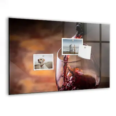 Glass of Wine Magnetic Board