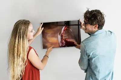 Glass of Wine Magnetic Board